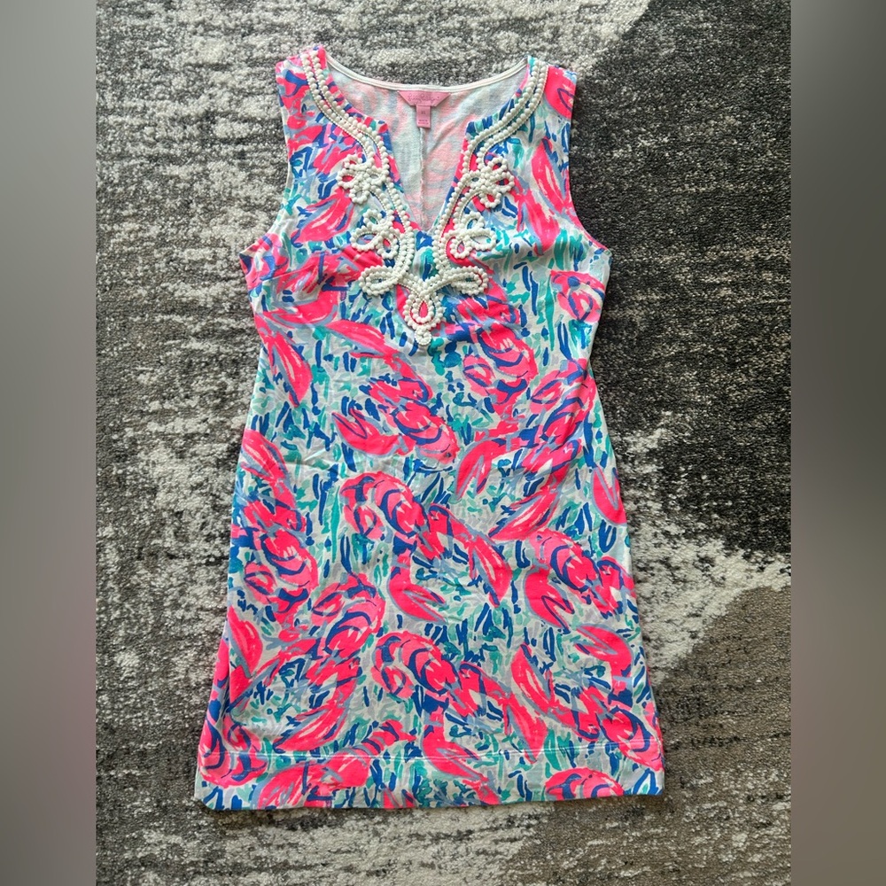 Lilly Pulitzer Pink and Blue Dress - XS